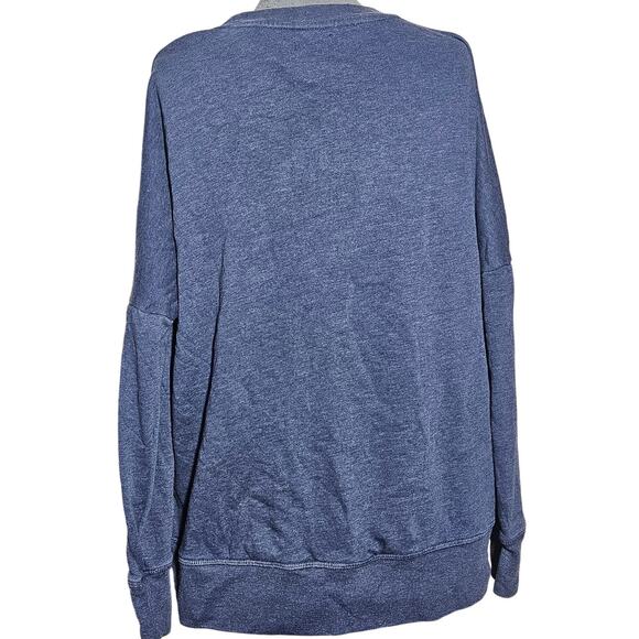 Blue Take it Easy Graphic Sweatshirt Size Small - Picture 2 of 4